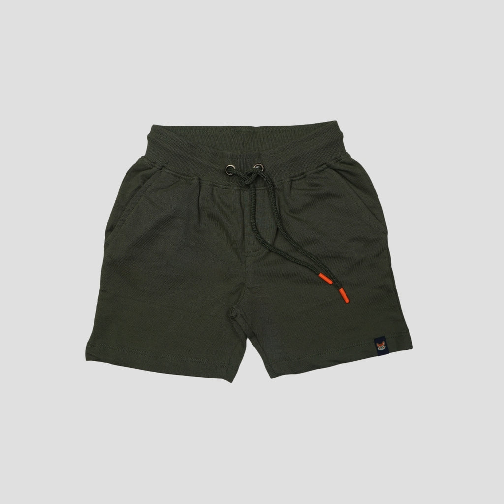 Kids' Olive Green Shorts – Timeless Comfort and Versatility for All-Day Wear