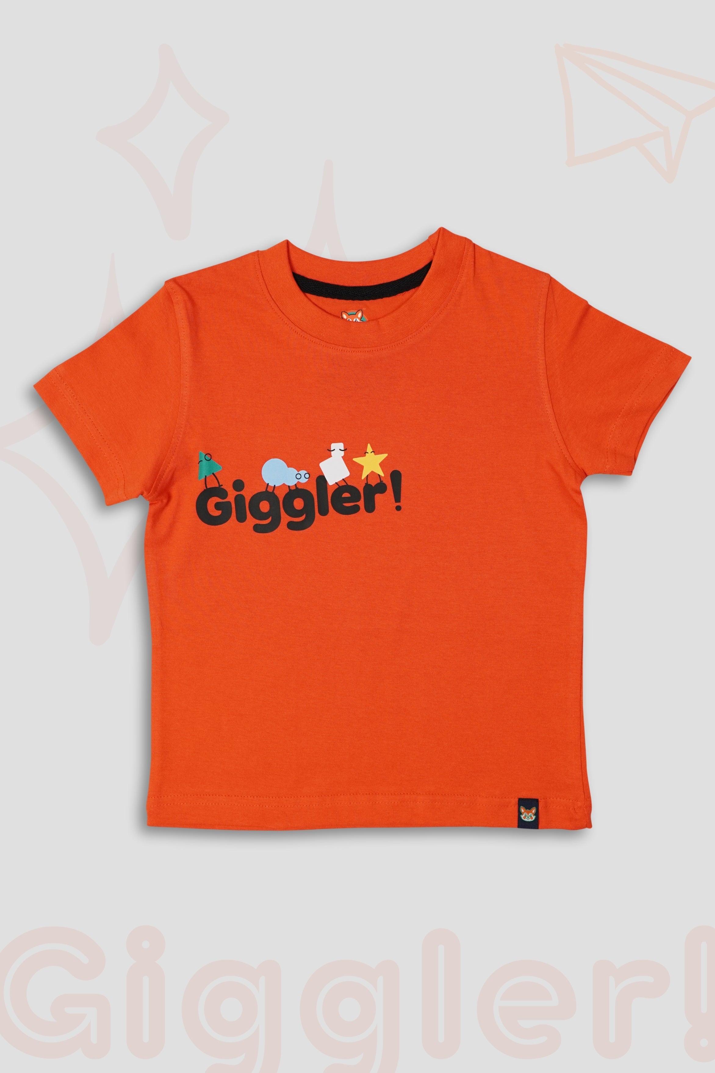 Giggler  Kids T-Shirt, Unisex, Front View